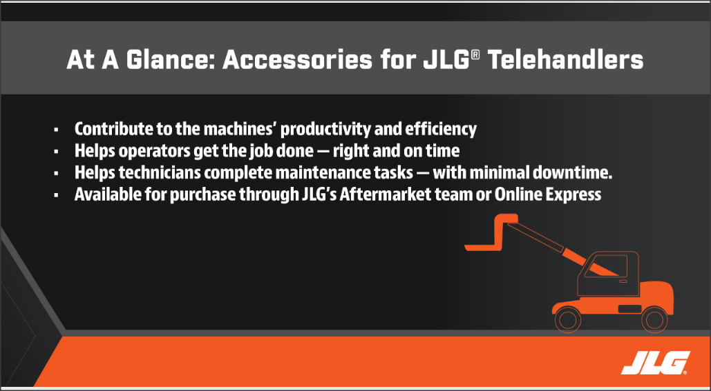 jlg telehandler latest features
